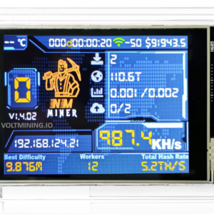 NMMiner CYD — ESP32 BTC SOLO Lottery Miner with Cheap Yellow Display